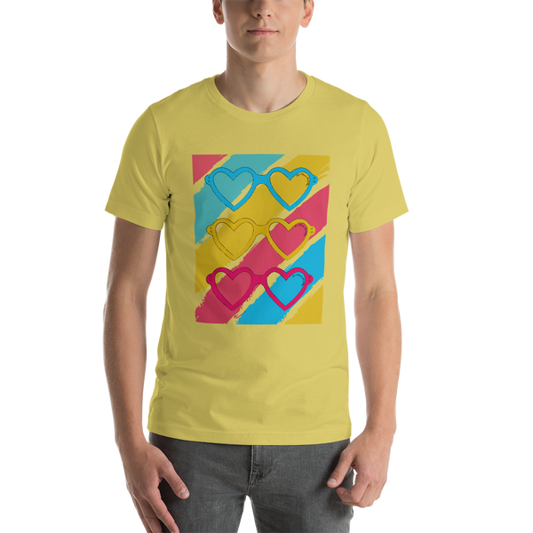 Love Glasses Short-Sleeve Unisex T-Shirt - Love Glasses Revolution