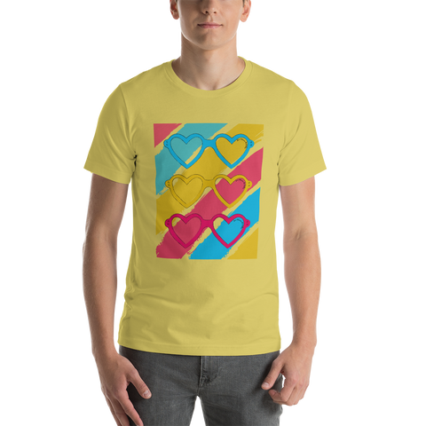 Love Glasses Short-Sleeve Unisex T-Shirt - Love Glasses Revolution